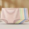 Fábrica de Origen Ropa Interior de Cintura Alta para Mujer, Algodón Puro, Talla Grande, Sin Costuras, Transpirable, Control de Abdomen Ropa Interior para Mujer, Calzones con Entrepierna Antibacteriana para Mujer