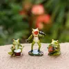 Banda de Ranas de Resina para Nuevo Producto Transfronterizo Juego de Tres Macetas de Jardín para Exteriores Césped Balcón Decoraciones Adornos en Maceta para Plantas Verdes