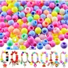 Acrílico Caramelo Macarrón Color Claro Niños DIY Cuentas Lanyard para Teléfono Clip para el Cabello Colgante Material Adorno Cuentas Sueltas