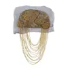 Epaulette de Tassel de Contas de Arroz Vestido Terno Acessórios de Ombro Masculinos Decorações Estilo Boêmio Acessórios para Roupas Masculinas e Femininas