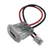 Tipo-C Hembra Interfaz USB 3.1 2P Tipo Tarjeta Impermeable con Cable DIY Simple Enchufe Reversible Puerto de Carga Tipo C