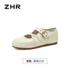 Zapatos Mary Jane Zhr para Mujer 2026 Verano Nuevos Estilo Francés Versátiles Sandalias Caladas Suela Suave Zapatos Deportivos Casuales
