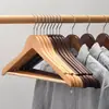 Cabides de Madeira Maciça Cabides para Roupas Secadores para Guarda-Roupa Cabides de Madeira Suportes para Roupas Suportes Domésticos para Roupas Cabides de Hotel