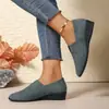Mocasines Casuales de Moda y Versátiles, Zapatos Casuales, Punta Fina, Sin Cordones, Suela Gruesa, Ligeros y Cómodos, Talla Grande, Transfronterizos, Venta al por Mayor
