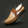 2026 Novos Sapatos de Malha Transfronteiriços Sapatos de Tamanho Grande Sapatos Respiráveis Fly-Knit Masculinos Estilo Masculino