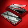 Para funda de teléfono móvil iPhone16promax doble cara magnético imán apple 15 marco metálico magnético 11 cubierta protectora