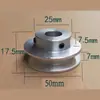 Polea de Aleación de Aluminio de una Ranura para Correa Redonda de 6 mm Polea para Motor de Husillo Polea Tipo O Rueda de Transmisión Polea Pequeña
