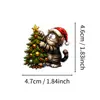 Compra directa transfronteriza de 50 lindos stickers de animales navideños (gatos) para decoración navideña, agenda y decoración de funda de teléfono