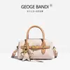 Bolsa transversal com monograma vintage transfronteiriça para mulheres, nova bolsa de ombro de verão 2026 europeia e americana para o dia a dia, versátil e estilosa