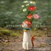 Artículo Popular en Sitios Web Independientes: Florero Hecho a Mano con Forma de Gato Original
