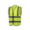 Colete Refletivo Colete de Segurança Refletivo Multi-Bolsos Fluorescente Segurança Roupas Refletivas Construção Saneamento Segurança Construção Tráfego Impressão