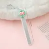 Linda Lima de Uñas de Dibujos Animados Shin-Chan de PP, Lima Pulidora y Abrillantadora para Niñas, Lima para Arte de Uñas, Tira de Lijado para Manicura con Cadena de Cuentas