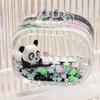 Linda Botella de Aceite Panda Fute Adornos de Escritorio Llavero Acrílico Accesorios Colgante para Bolsa Pequeño Regalo Venta al por Mayor