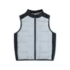 Chaleco de plumón para niña Wulibu Otoño e Invierno Nuevo Chaleco Ligero con Cuello Alto con plumón de Pato Blanco para Niñas Top para Vestir en Capas