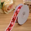 Estilo Étnico Cinta Jacquard Cinta con Borde Crudo Borde de Gancho Dinastía Han Mariposa Bordada en Rosa Cinta de Estilo Nacional Accesorios para Ropa