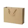 Sacolas de Papel Kraft, Sacolas de Presente, Sacolas de Embalagem de Presente de Aniversário com Múltiplas Especificações, Podem Ser Impressas com Logo, Sacolas de Embalagem para Roupas