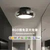 Lámpara de Espectro Completo Promedio Estilo Nuevo 2024 Estilo Italiano Minimalista Lujo Ligero Sentido Avanzado Lámpara para Pasillo de Cristal Vestidor Lámpara de Balcón