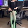 Medias Blancas Puro Deseo Talla Grande Transfronterizas para Mujer Medias Brillantes al Aceite Pantimedias Sexy para Mujer Medias de Caballo Brillantes al Aceite Medias Moldeadoras para Mujer