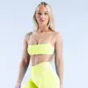 DF Nuevo Traje de Yoga Ajustado Pantalones Cortos de Fitness Pantalones de Cadera Sujetador Deportivo con Tirantes Chal de Manga Larga Running