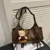 Bolsa tote grande de alta qualidade 2026 nova elegante versátil para o dia a dia transversal bolsa de ombro única bolsa de axila texturizada
