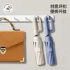 Paraguas portátil creativo con hebilla de anillo, personalizable con logo impreso, paraguas publicitario ampliado con recubrimiento negro para protección solar para lluvia y sol