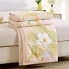 Colcha de Algodón Lavado de Verano con Diseño Estampado, Adecuada para Regalos y Eventos de Empresa, Colcha Delgada Lavable a Máquina en Caja de Regalo, Se Puede Estampar con Logo