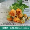 Flor de rosa de seda artificial haste única flor falsa flor artificial para casamento, casa, decoração de Dia dos Namorados, parede de decoração de buquê de alta qualidade