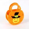 Bolsa de Caramelo de Halloween de Fieltro Bolsa de Tote para Niños Hecha a Mano DIY Bolsa de Dulces o Truco de Halloween Accesorios Regalo