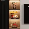 Árbol de Dinero Pintura de Arena Movediza Gatos de la Suerte Adornos Decoración de Sala de Estar Regalo de Mudanza a Casa Nueva Regalo de Inauguración de Casa Nueva Hogar