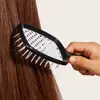 Peine Elegante Hueco, Cepillo para el Cabello Transpirable, Antiestático, Peine de Plástico de Dientes Anchos de Regalo, Cepillo para Masaje de Cabello Seco y Húmedo