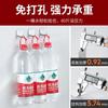 Gancho con Adhesivo Fuerte, Sin Taladro, para Puertas de Cocina y Baño, Gancho Adhesivo Sin Dejar Rastro, Gancho Adhesivo de Acero Inoxidable de Alta Resistencia