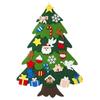 Árbol de Navidad de fieltro transfronterizo, accesorios navideños, calendario, colgante para árbol de Navidad, árbol de Navidad no tejido, bricolaje para niños.