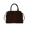 Bolsa de Mão Fosca Nova Outono e Inverno Retrô Bolsa Tote Versátil da Moda de Grande Capacidade Bolsa de Ombro Único Transversal de Nicho para o Dia a Dia