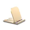 Suporte de celular dobrável spray dourado banhado a ouro suporte para pessoa preguiçosa desktop multifuncional ajuste multinível portátil presente