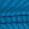 Fábrica directa de hilo elástico de algodón acanalado amoníaco, stock disponible, tela de punto para ropa, 270 g, algodón, canalé, costilla