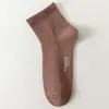 Calcetines 100% Algodón para Hombre Resistentes al Olor Absorbentes del Sudor Calcetines para Hombre Calcetines Cortos Primavera y Otoño Calcetines Transpirables para Deporte Media Pantorrilla para Hombre