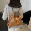 Bolsa casual retrô de grande capacidade para mulheres 2025 outono e inverno nova bolsa de ombro estilo estrangeiro e moderno roupas de trabalho bolsa transversal popular