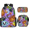 2025 Transfronterizo Nuevo Palo de Madera Tungtungtung Hombre Shan Hai Jing Mochila de Dibujos Animados Mochila Bolso de Hombro Estuche