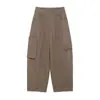 Comercio Exterior Transfronterizo Moda Estilo Europeo y Americano Ropa para Mujer Otoño e Invierno 2025 Nuevos Pantalones Cargo Holgados Retro con Bolsillos Grandes para Mujer