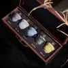Ciudad Prohibida Regalos Culturales y Creativos Juego de Tazas de Té Cinco Bendiciones Regalo de Negocios para Clientes Souvenir de Reunión Anual de Empleados de Alta Gama