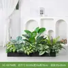 [Série Hc-An7] Caixa de Flores de Planta Verde Simulada Decoração de Sala de Estar Interna Janela de Chão a Teto Paisagismo Fotografia de Casamento Estrada