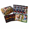 Tarjetas de juego personalizadas, principales marcas de propiedad intelectual, tarjetas de juego láser de animación, papel estucado de alta calidad, hermosa fábrica de tarjetas de juego de mesa