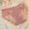 Beleza Pura ~ Francês Luz Luxo Cetim Lace Aparado Feminino Underwear Sexy Pure Desire Bow Cuecas Emocionais