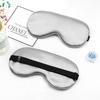 Nueva máscara de ojos de seda sintética de doble cara, máscara de ojos para dormir de seda morera, disponible en stock, venta directa de fábrica de máscaras de ojos al por mayor.