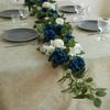 Flores Artificiais Transfronteiriças Nova Peônia de Rattan Rosa Decoração de Mesa de Casamento Decoração de Porta de Escada Novo Jardim