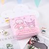 Série de empilhamento de desenhos animados bolsa de armazenamento de algodão sanitário bolsa de armazenamento de itens pequenos cosméticos portáteis para meninas fofas