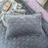 Par de Fundas de Almohada Gruesas Acolchadas de Algodón Puro Funda de Almohada Individual Talla Única Funda de Almohada
