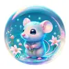 Popular Transfronterizo Nuevo Producto de Amazon Animales del Zodiaco Colgante Plano de Acrílico Colgante para Árbol de Navidad Navidad