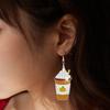 Nuevos productos transfronterizos 5D 10 piezas de pintura de diamantes colgante de hoja de arce pendientes hechos de colgante de cristal de color con diamantes de imitación gran cantidad de