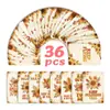 Conjunto Transfronteiriço de 36 Cartões Estilo Pop Art Vintage, Materiais para Diário de Girassol em Aquarela, Cartões de Texto para Decoração de Parede